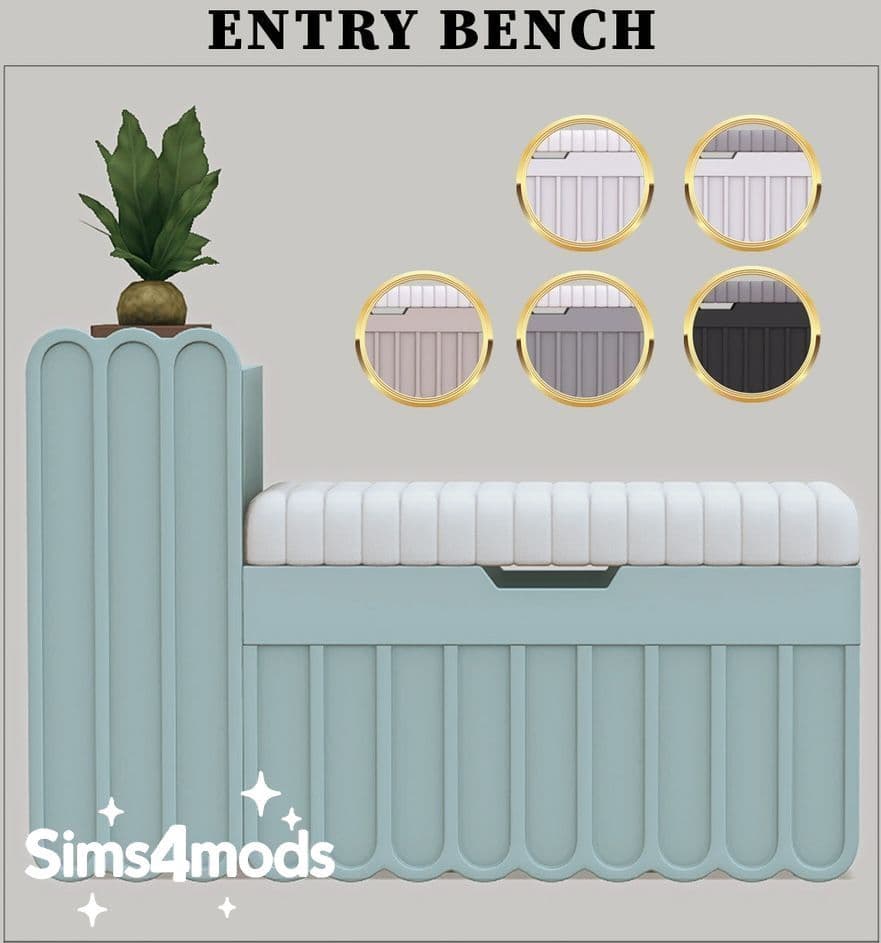 Скамейка для прихожей или холла Entry Bench